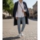 Lioleatter Minimalist Beyaz Hakiki Deri erkek Sneaker
